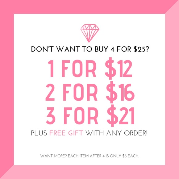 4/$25 Dainty Moon Necklace - Picture 6 of 6